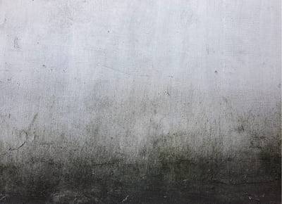 Ombre plaster fading from white to charcoal