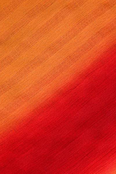 Diagonal ombre from amber to scarlet